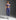 Form Stash Hi-Rise Compression Tights (Future Dusk) - Front View of A Woman Wearing Compression Tights | 2XU Philippines