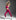 Women's Bio Nylon Hi Rise Compression Tights (Merlot) - A Woman Wearing Compression Tights While Stretching | 2XU Philippines